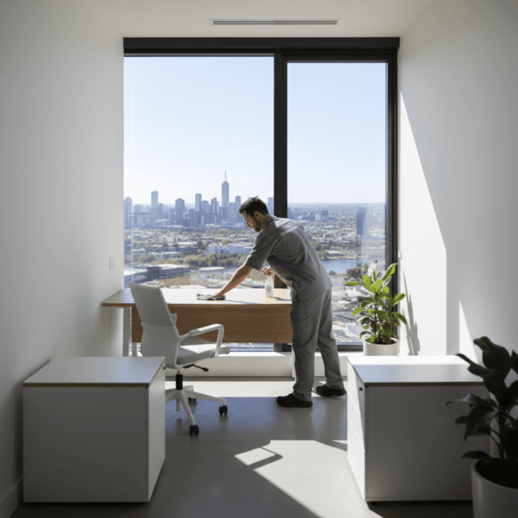 Small office cleaning service