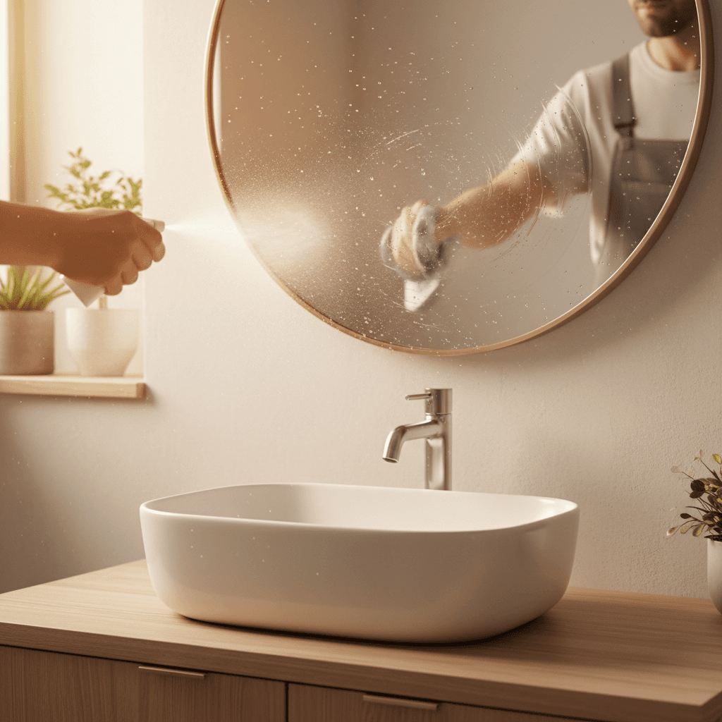 Professional bathroom cleaning service